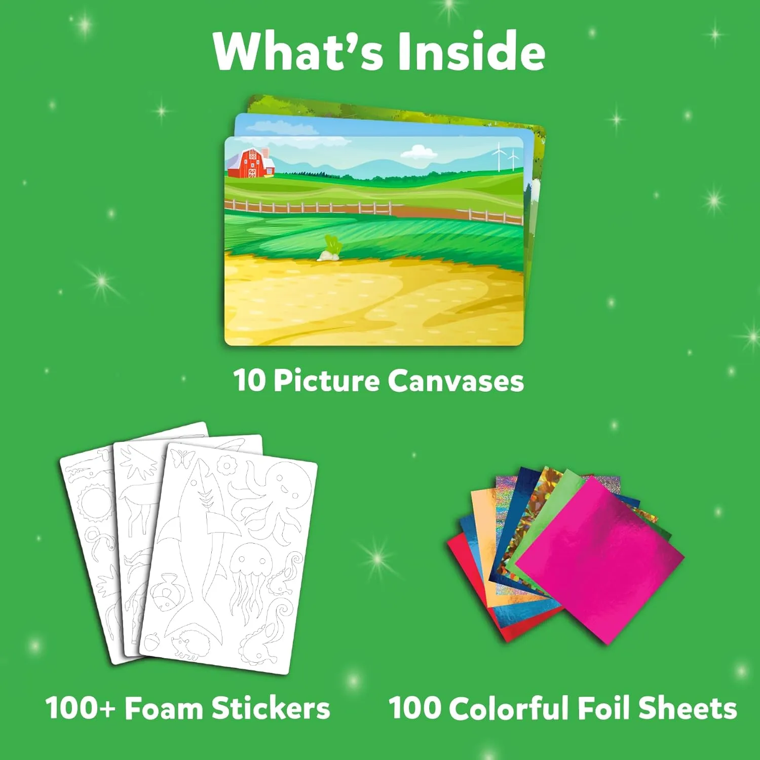 Skillmatics Art & Craft Activity - Foil Fun Animals, No Mess Art for Kids, Travel Toys, Craft Kits, DIY Creative Activity, Gifts for Boys & Girls Ages 4, 5, 6, 7, 8, 9