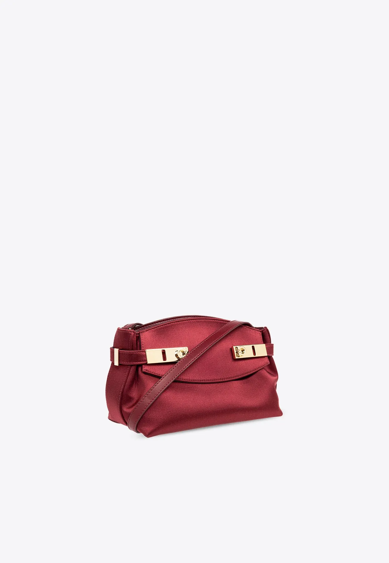 Small Hug Satin Clutch Bag