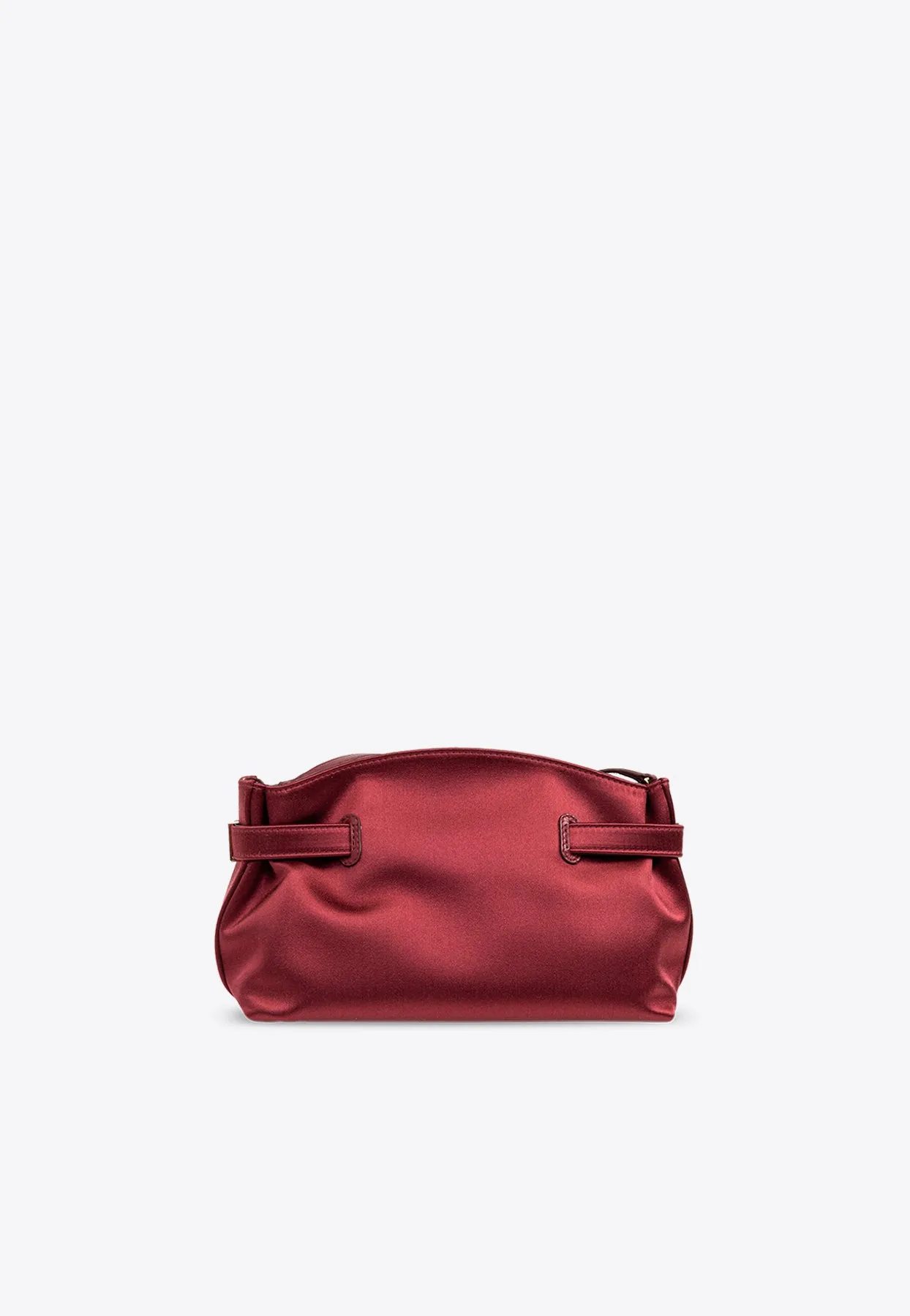 Small Hug Satin Clutch Bag