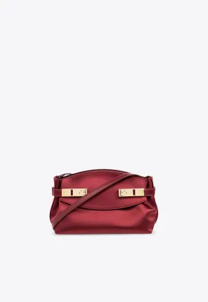 Small Hug Satin Clutch Bag