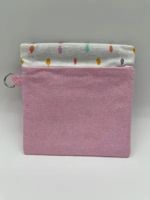 Snappy Bag - Sparkly Pink