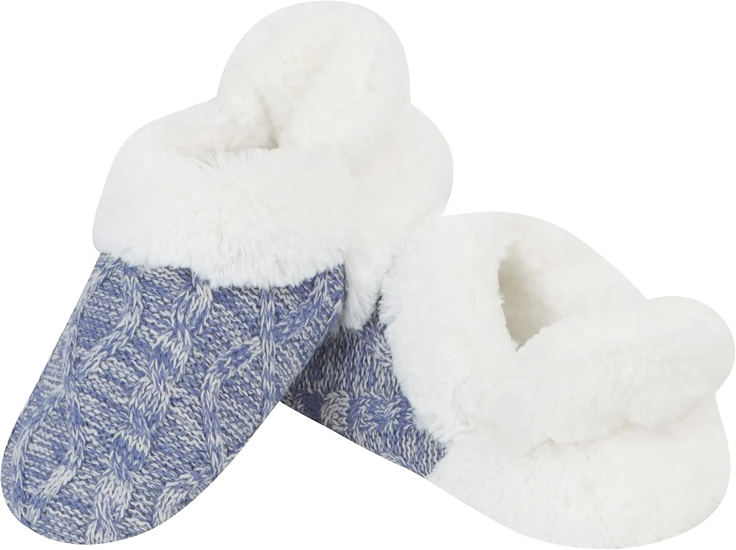 Snoozies It's a Wrap Cozy Slippers for Women with Soft and Fluffy Faux Fur, Fall and Winter Slippers for Women, Warm Indoor Slippers House Shoes