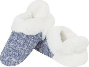 Snoozies It's a Wrap Cozy Slippers for Women with Soft and Fluffy Faux Fur, Fall and Winter Slippers for Women, Warm Indoor Slippers House Shoes