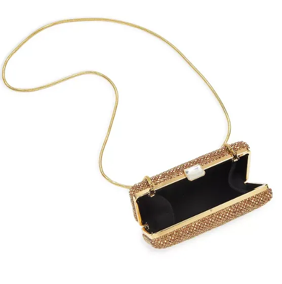 Sondra Roberts Rhinestone Box Clutch