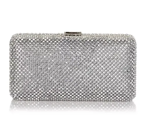 Sondra Roberts Rhinestone Box Clutch