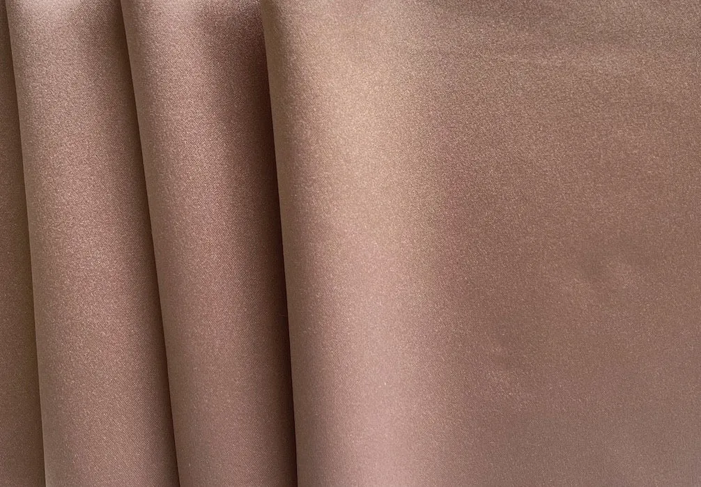 Sophisticated Parisian Taupe Polyester Duchess Satin