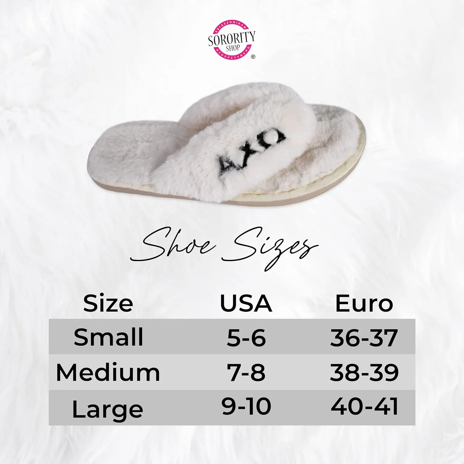 Sorority Shop Kappa Kappa Gamma Fuzzy Slippers Women