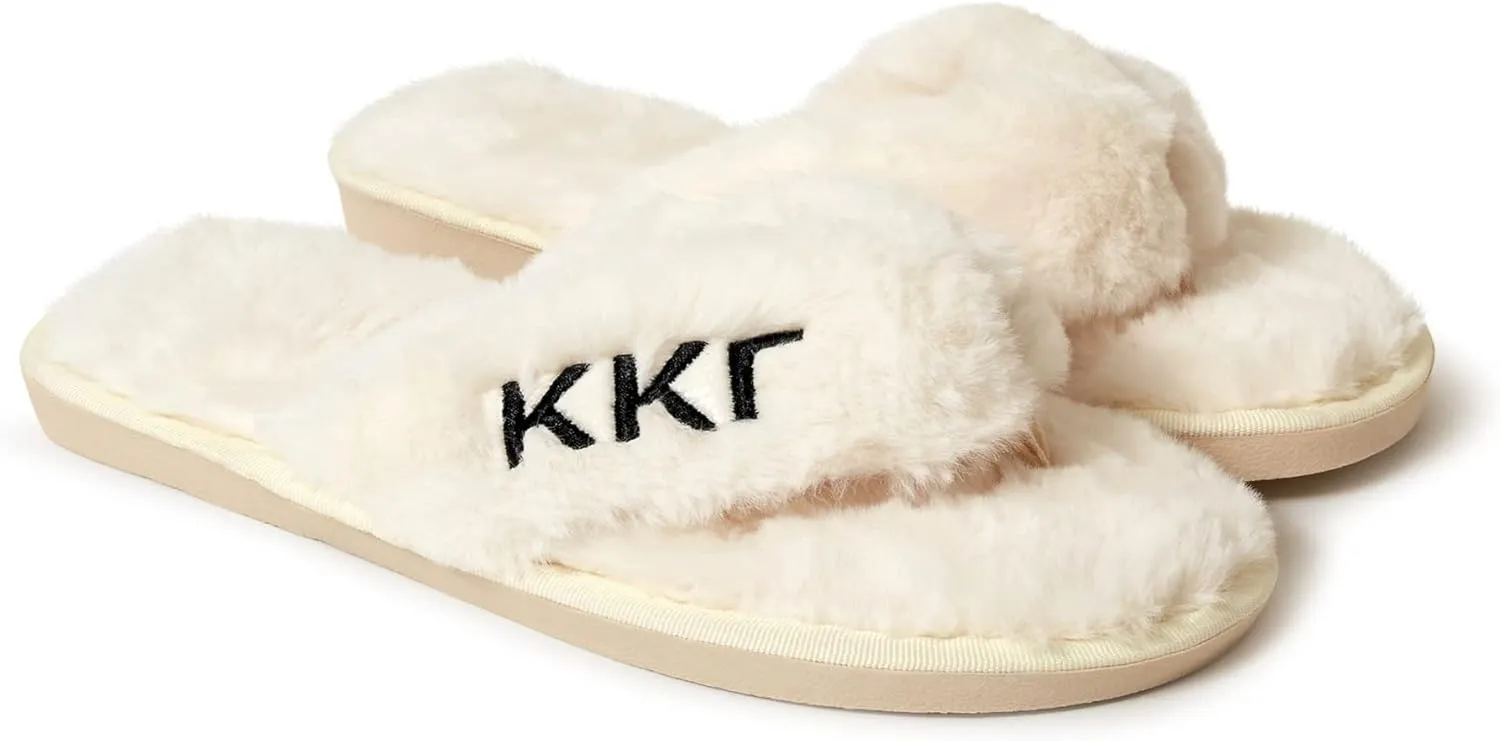 Sorority Shop Kappa Kappa Gamma Fuzzy Slippers Women