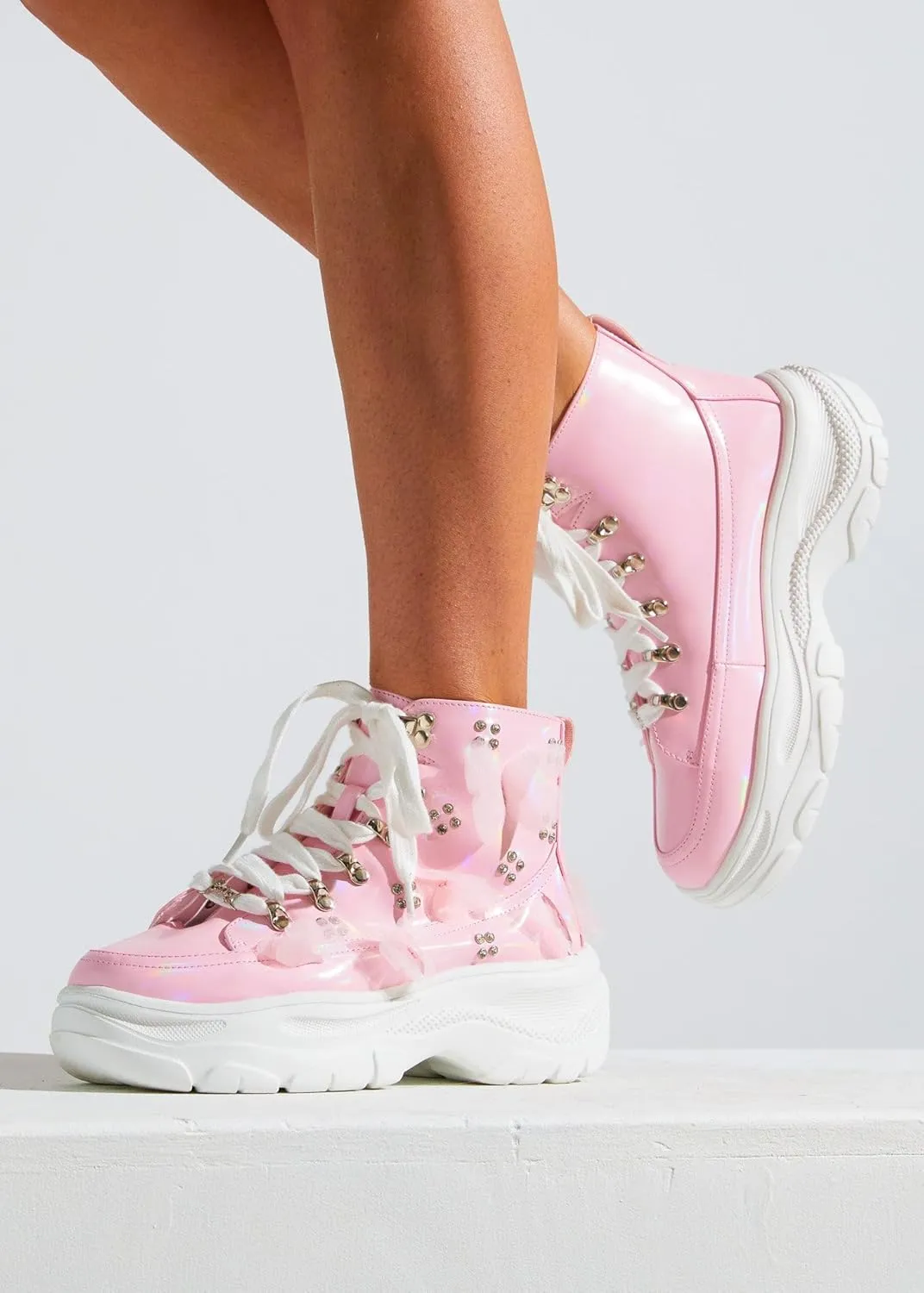 Sparkl Fairy Couture Women's Lightweight Easy Fit Aurora Trainers Pink