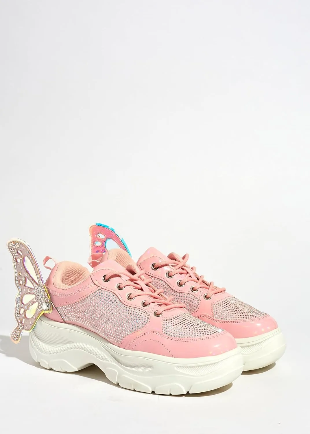 Sparkl Fairy Couture Women's Lightweight Easy Fit Aurora Trainers Pink