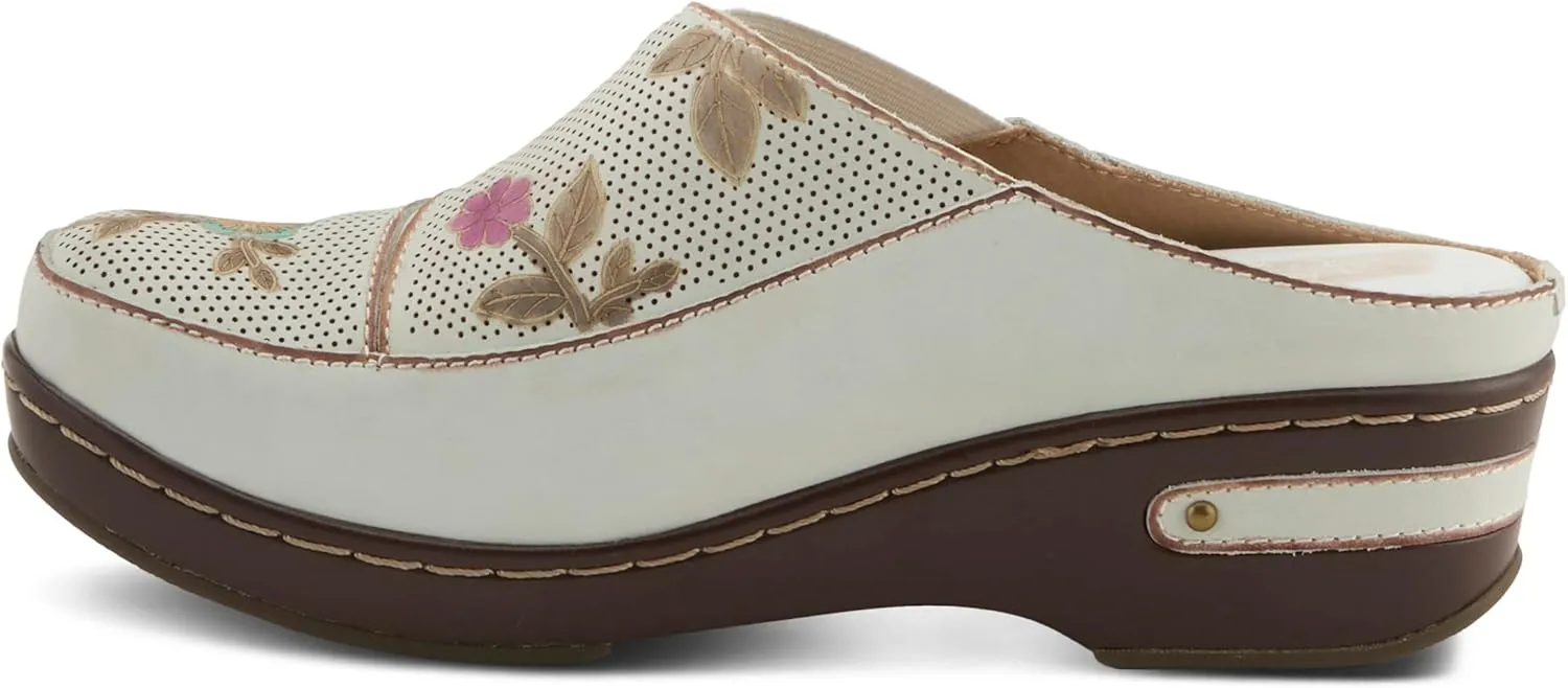 Spring Step L'Artiste Women's Chino-Flower Clog