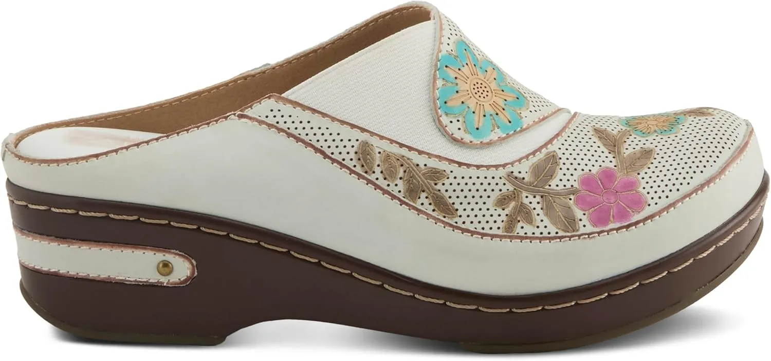 Spring Step L'Artiste Women's Chino-Flower Clog