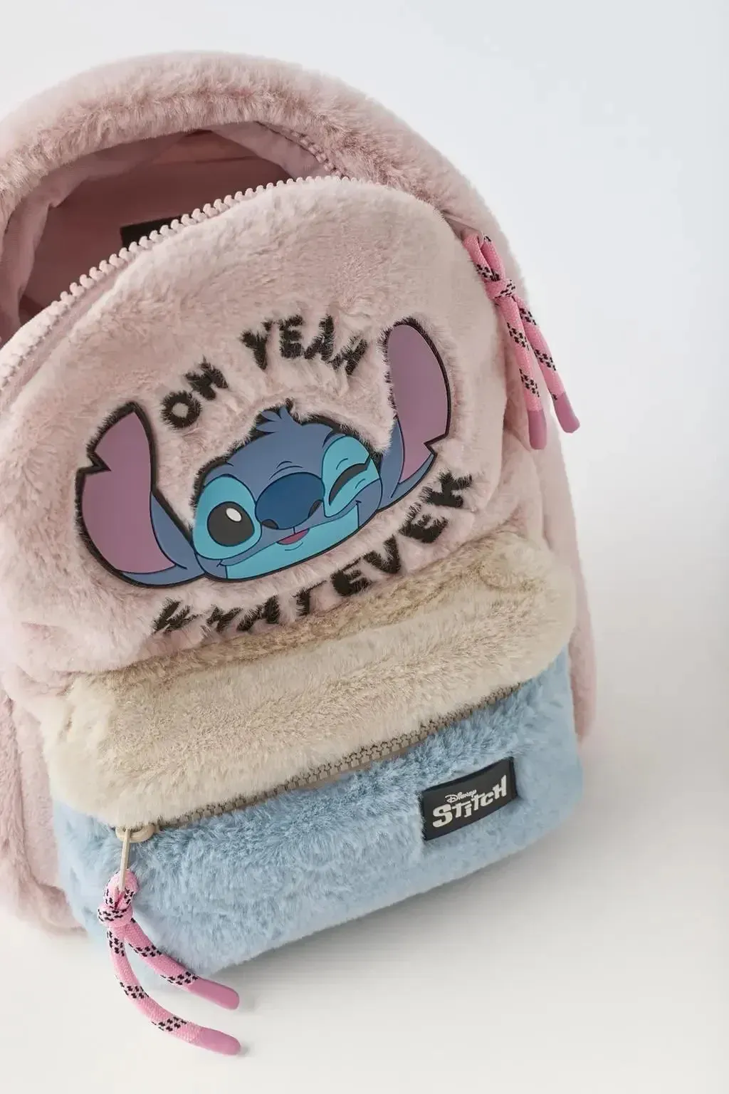 Stitch Fluffy Backpack