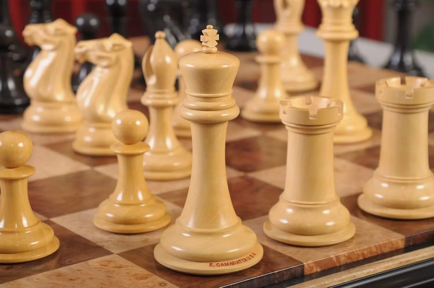 The Forever Collection - The 1849 Collector Series Luxury Chess Set - Pieces Only - 4.4" King