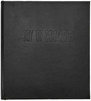 The Joy of Cooking Luxe Full-Grain Black Leather by Graphic Image -