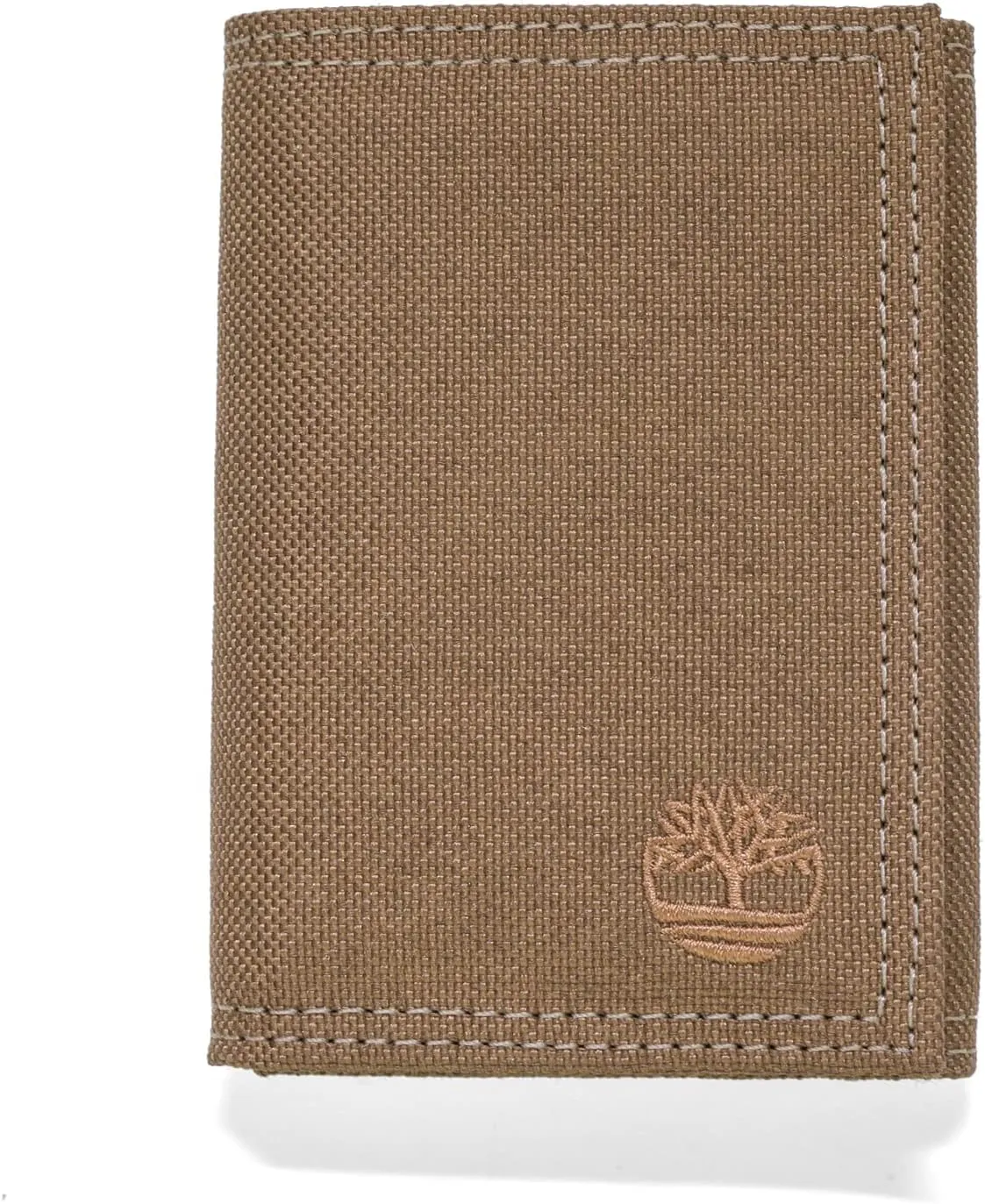Timberland Men's Trifold Nylon Wallet, Khaki, One Size