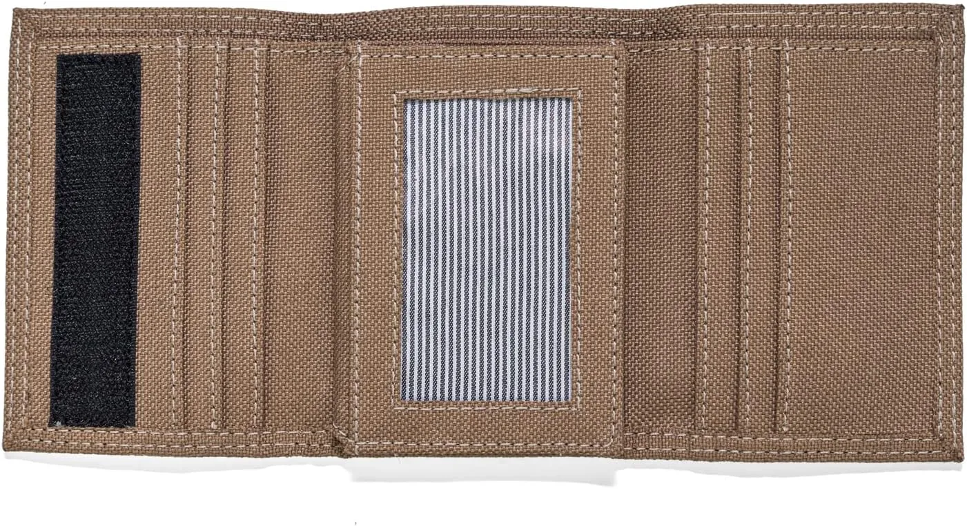 Timberland Men's Trifold Nylon Wallet, Khaki, One Size