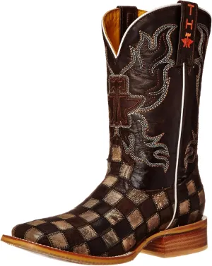 Tin Haul Shoes Men's Gun Metal Check, Desert Sand/Brown, 8.5