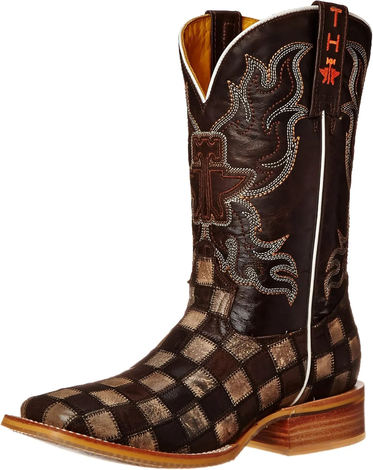 Tin Haul Shoes Men's Gun Metal Check, Desert Sand/Brown, 8.5