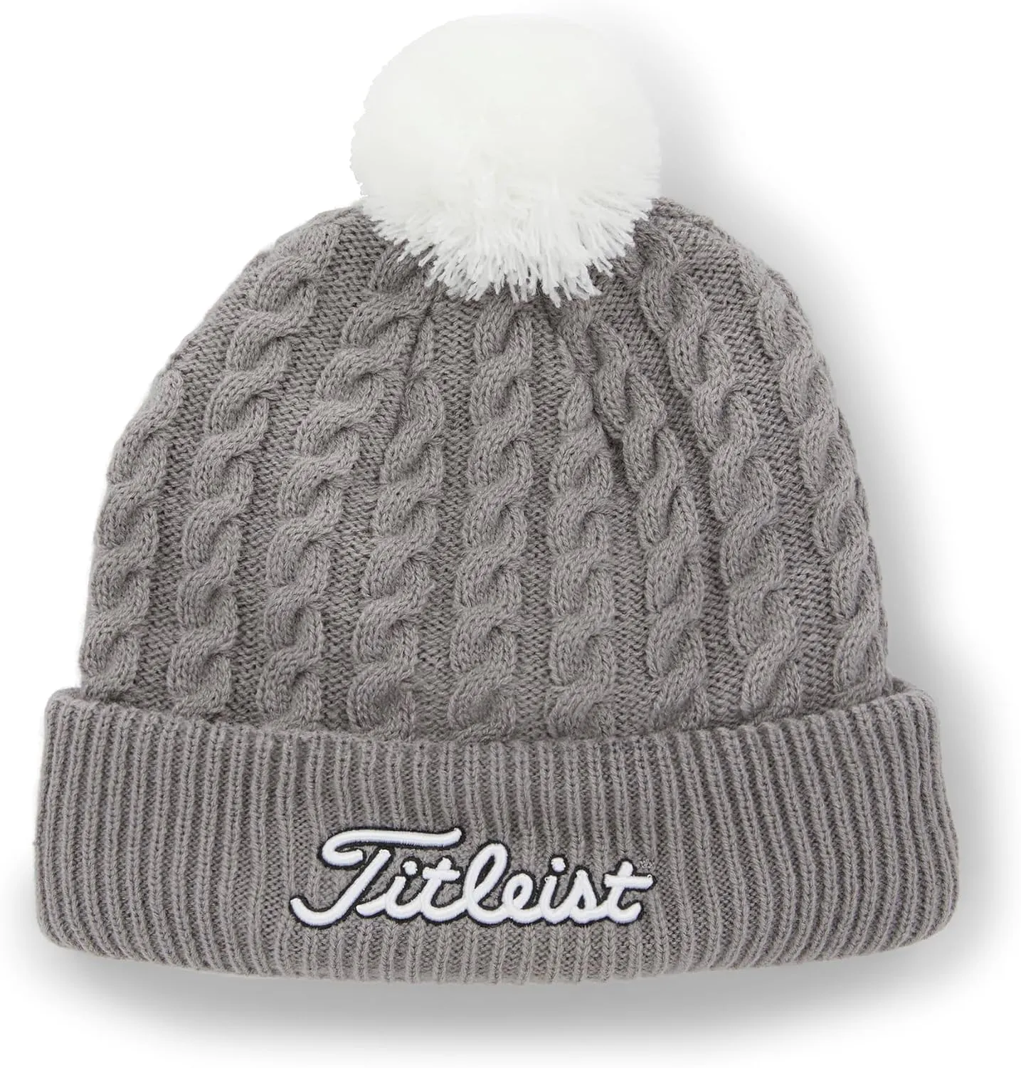 Titleist Men's Cable Knit Pom Hat