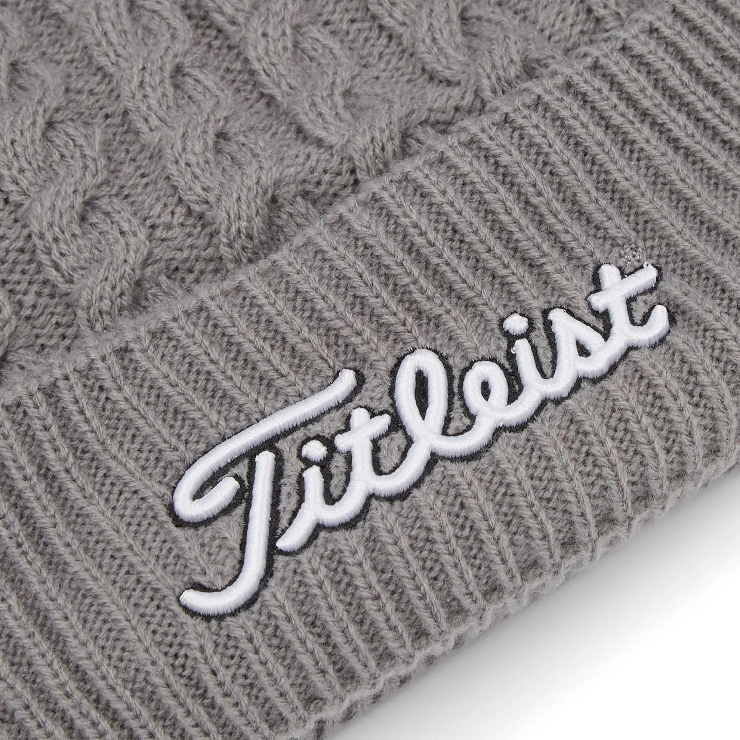 Titleist Men's Cable Knit Pom Hat