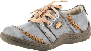 TMA EYES Women Leather Handstitched Walking Shoes Casual Sneakers for Travel Work