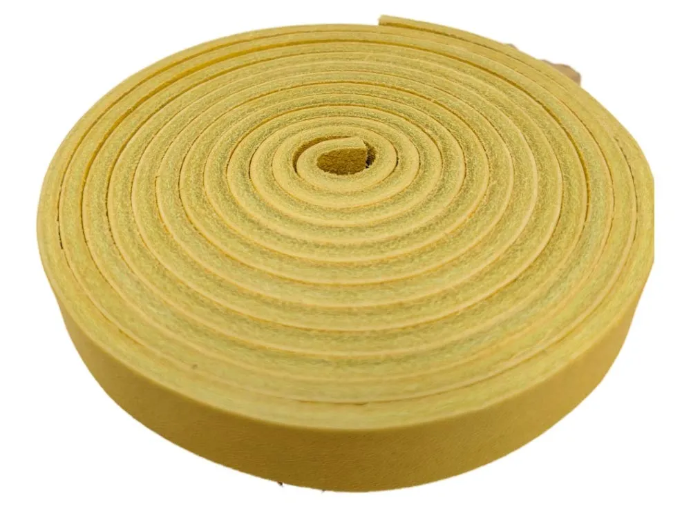 TOFL Genuine Top-Grain Leather Strap | 72 Inches Long | 1/2 Inch Wide | 1/8 Inch Thick (7-8 oz) | 1 Leather Strip for DIY Arts & Craft Projects, Clothing, Jewelry, Wrapping | Mango