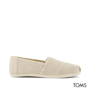 TOMS Women Alpargata Oat Natural Sparkle Knit Slip On