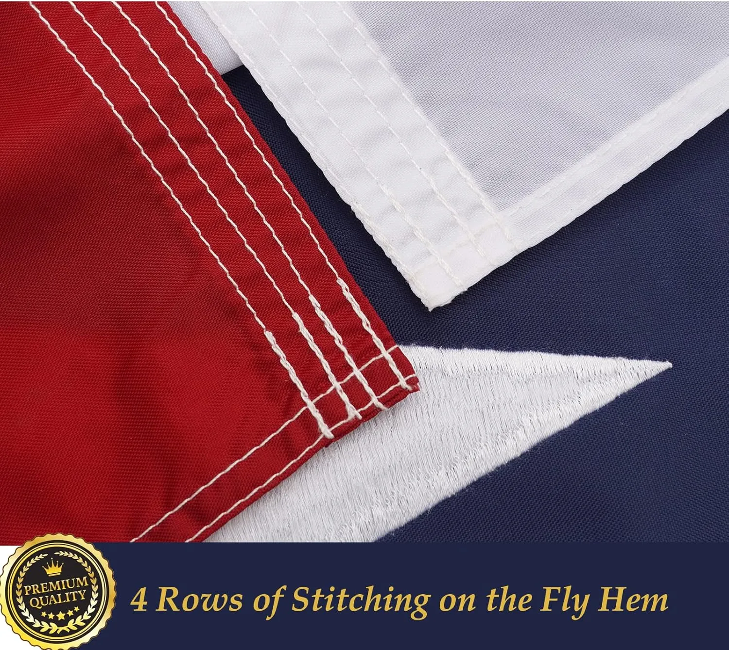 TOPFLAGS Texas Flag 6x10 Heavy Duty Outdoor TX State Flags Embroidered Star Sewn Stripes for Outside Large with 2 Brass Grommets