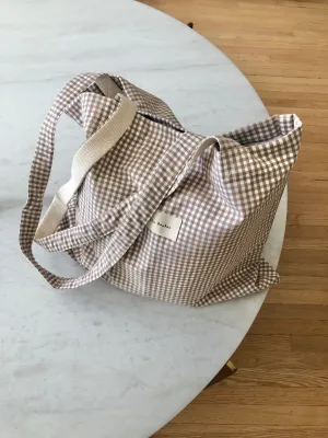 TOTE BAG GINGHAM Limited edition Interactive