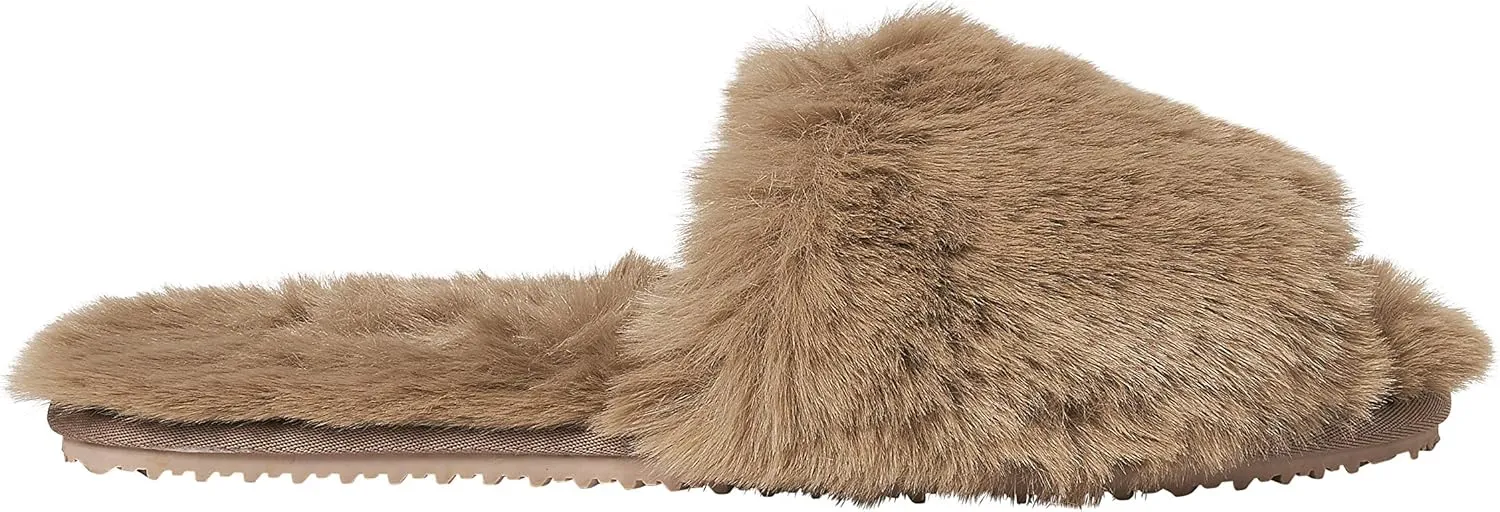 Twelve AM Co. Womens So Good Fluffy Slippers