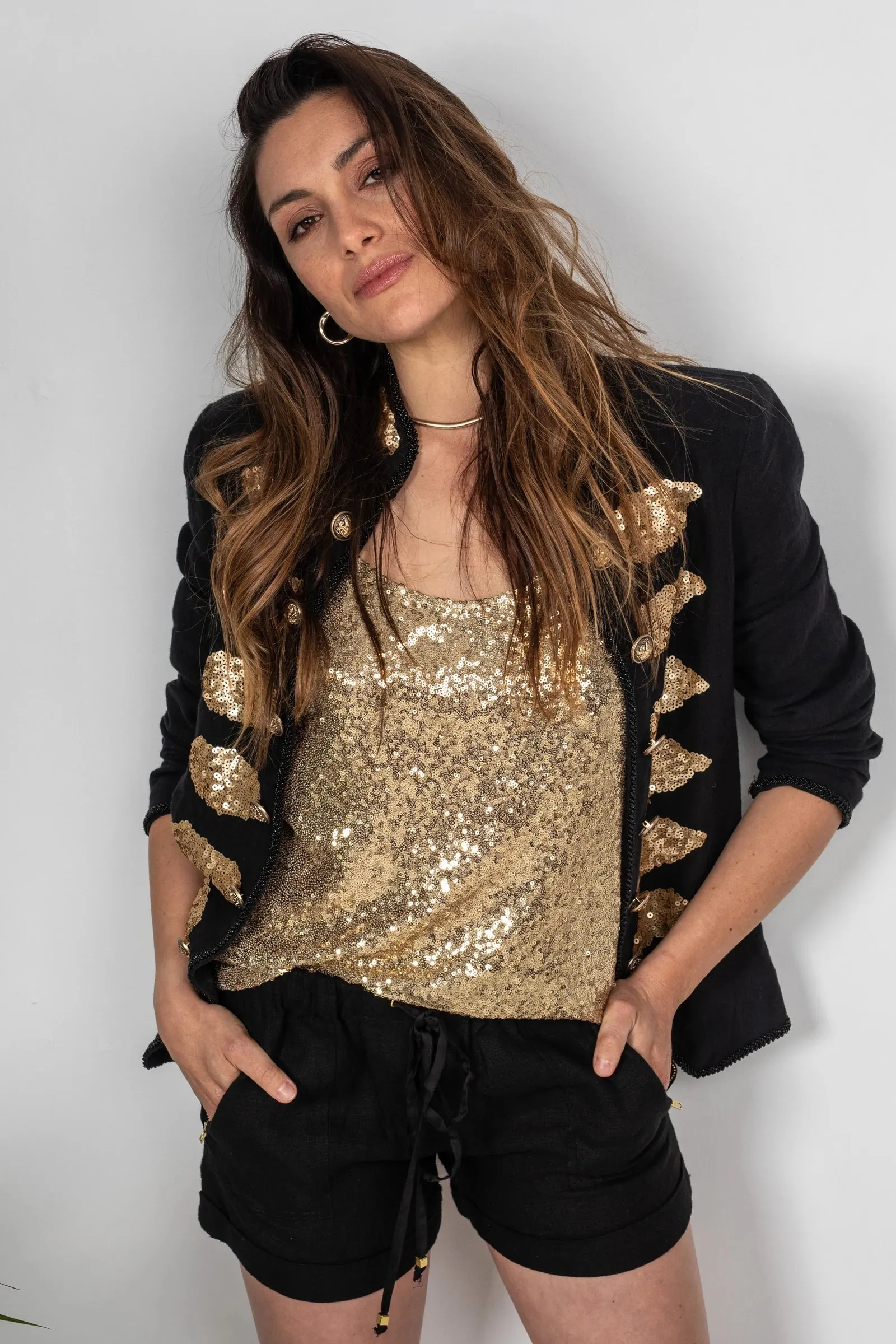 TWINKLE CAMI | CHAMPAGNE