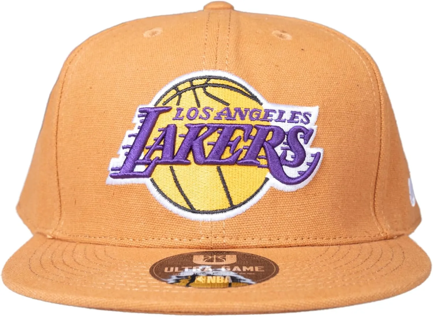 Ultra Game Adults Unisex's NBA Official Snap Back Canvas Baseball Cap Hat