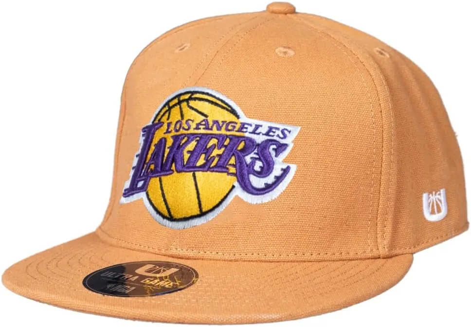 Ultra Game Adults Unisex's NBA Official Snap Back Canvas Baseball Cap Hat