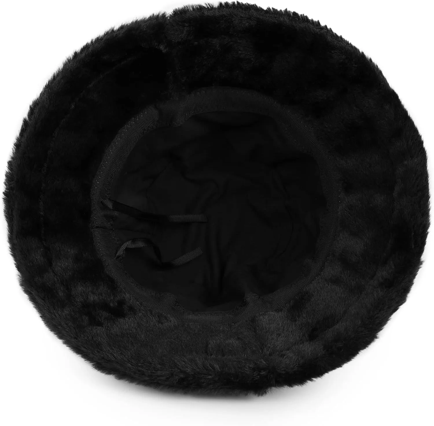 Umeepar Winter Faux Fur Fuzzy Bucket Hat Fluffy Warm Hat for Women Men