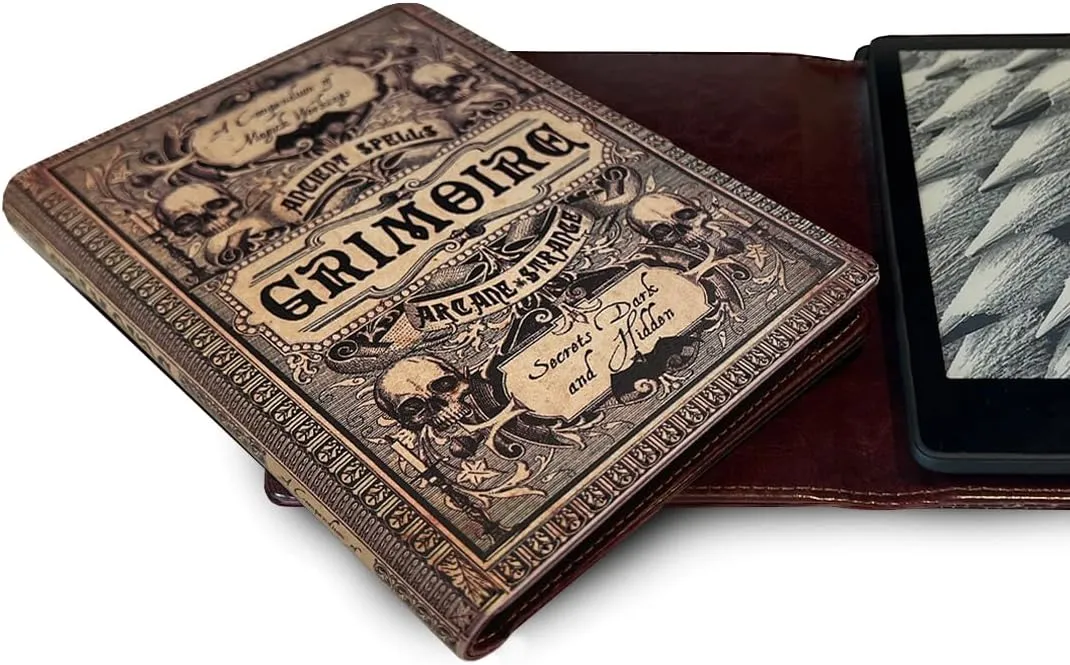 Universal Book Cover for eBook Readers. (Grimoire Magic)