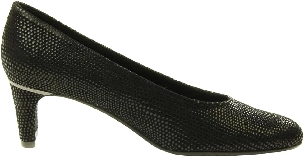 VANELi Womens Dayle Glitter Round Toe Block Pumps Dress Casual Low Heel 1-2" - Blue