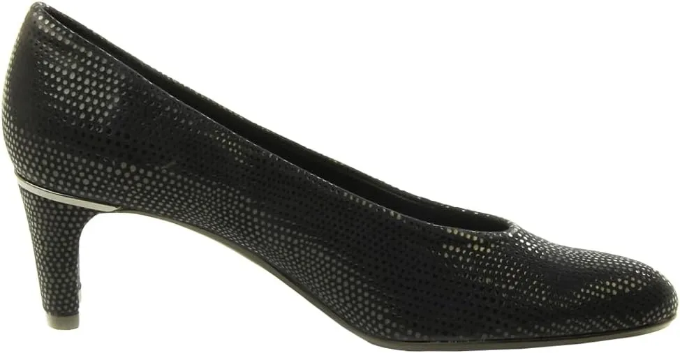 VANELi Womens Dayle Glitter Round Toe Block Pumps Dress Casual Low Heel 1-2" - Blue