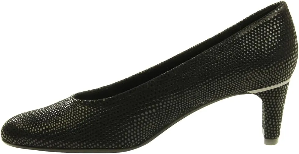 VANELi Womens Dayle Glitter Round Toe Block Pumps Dress Casual Low Heel 1-2" - Blue