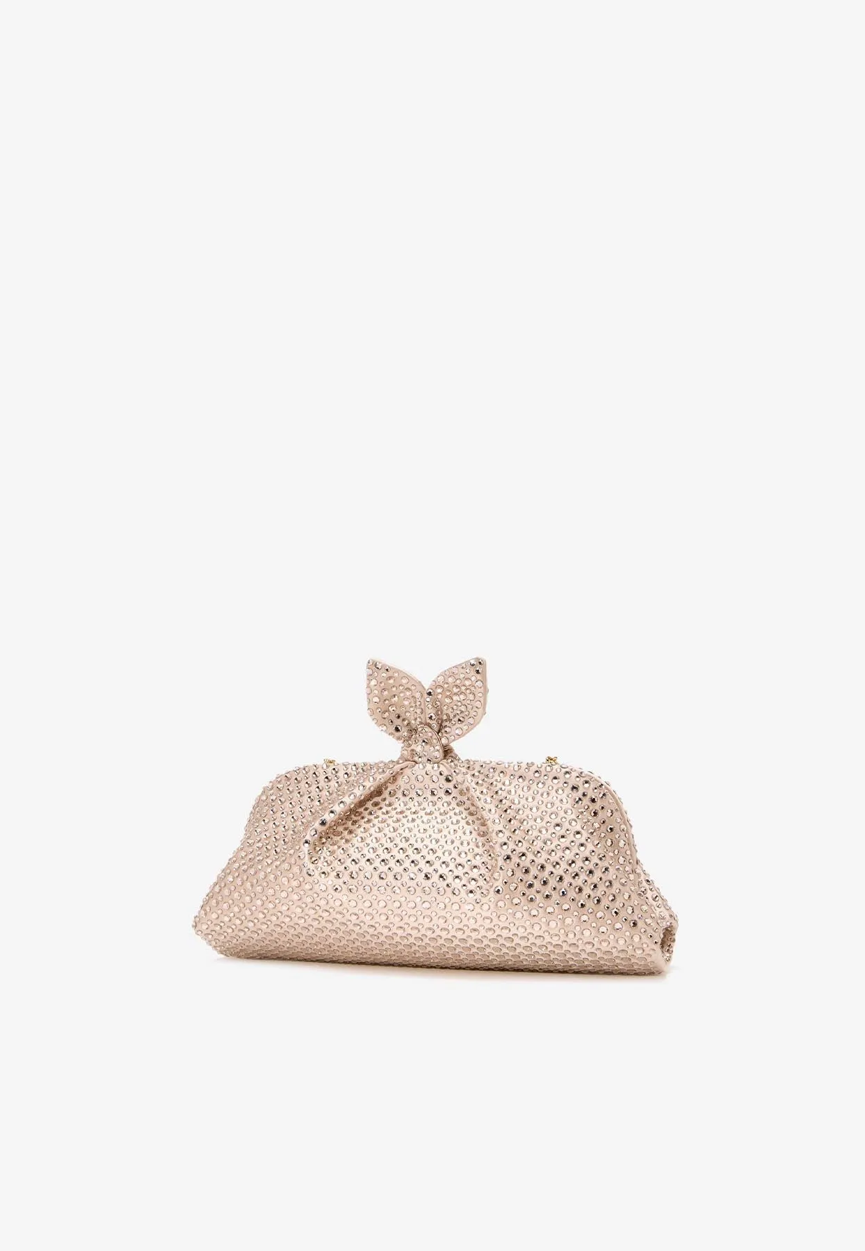 Very Bow Tie Crystal Clutch