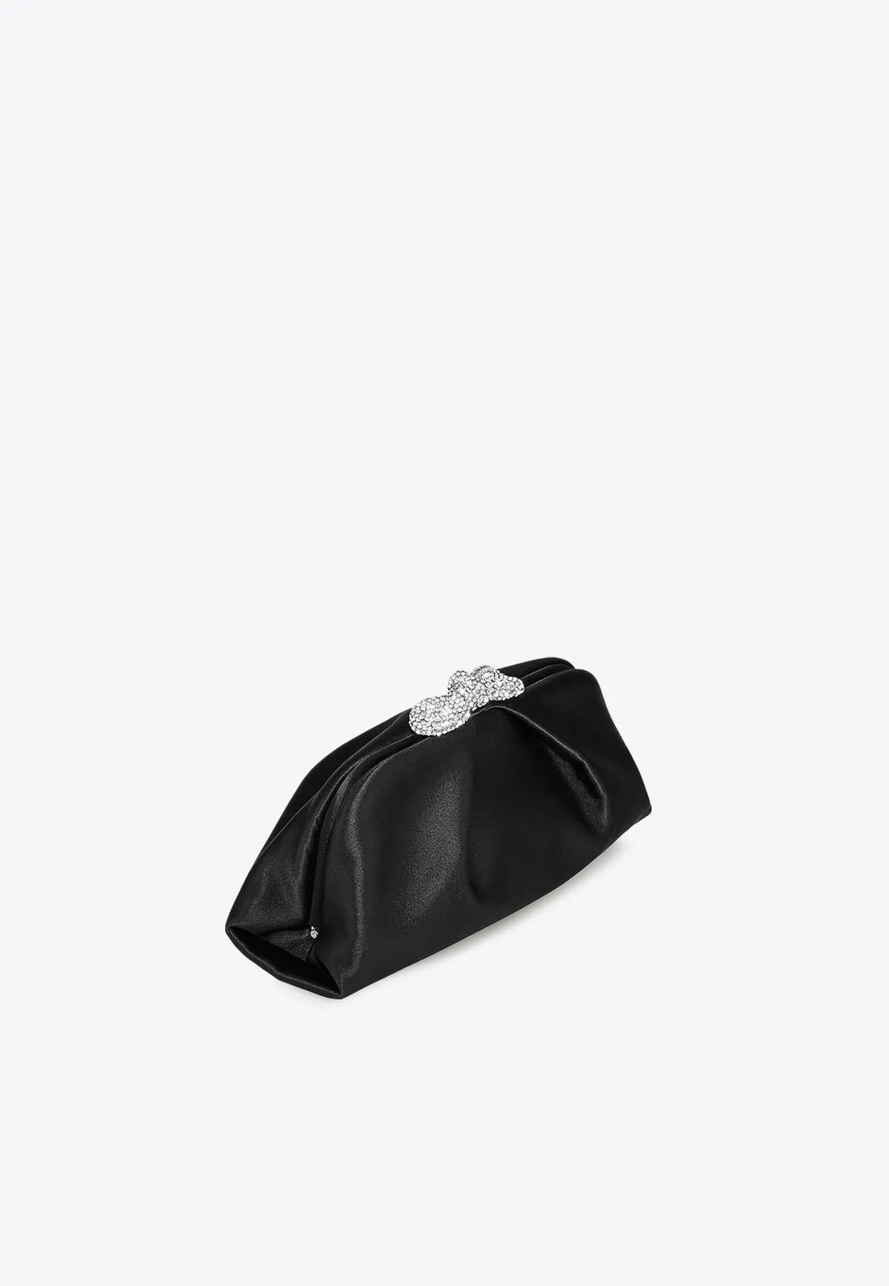 Very Bow Tie Crystal Clutch