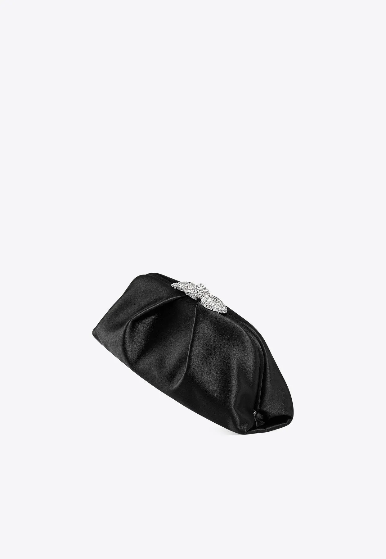 Very Bow Tie Crystal Clutch