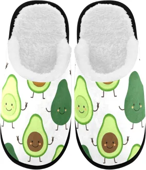 Visesunny Modern Cute Funny House Slippers for Women Men - Unisex Indoor Outdoor