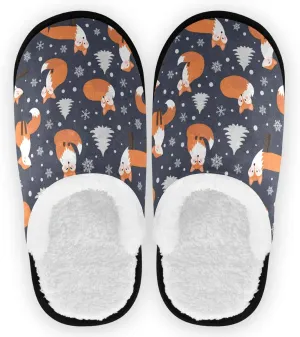 Visesunny Modern Cute Funny House Slippers for Women Men - Unisex Indoor Outdoor