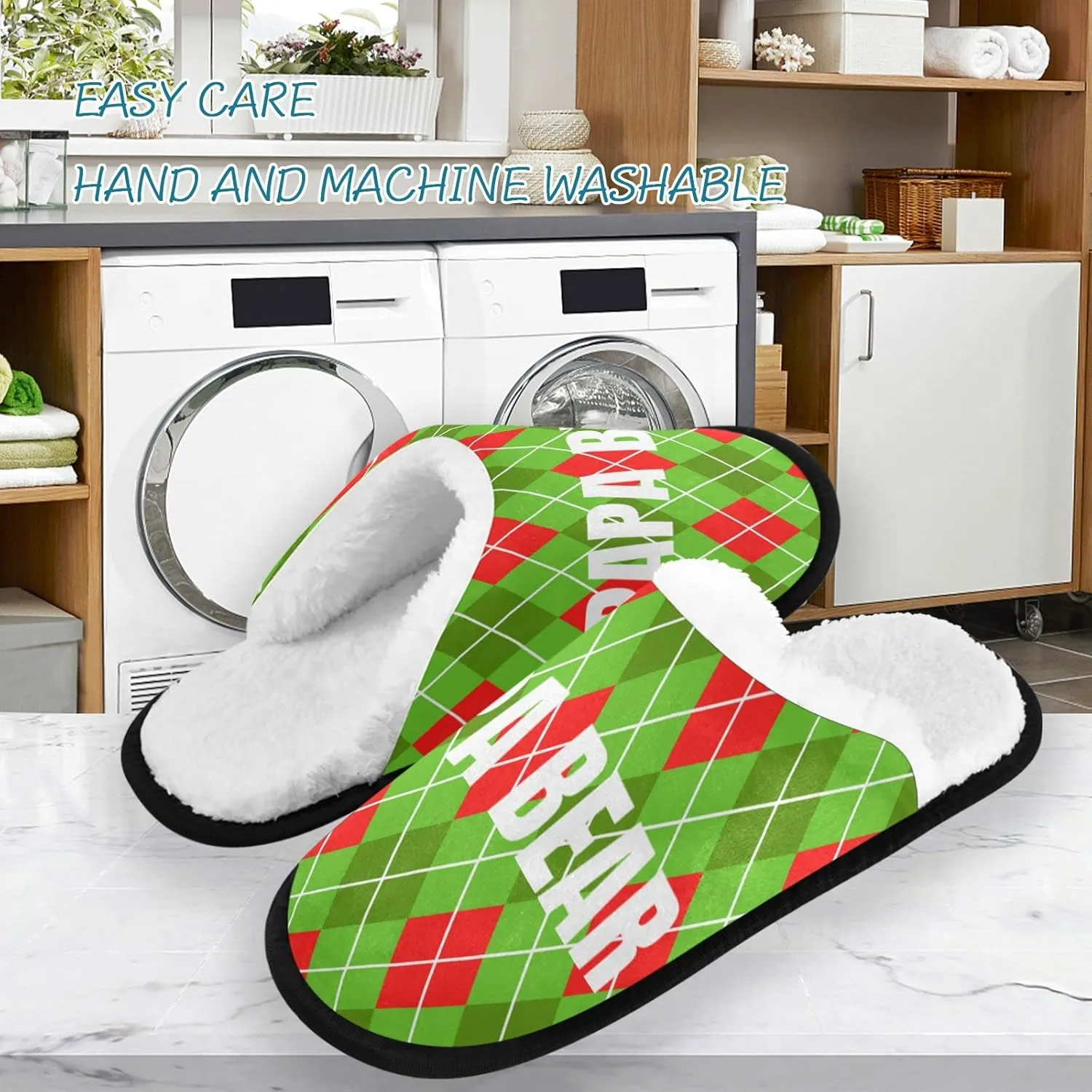 visesunny Slippers for Women Mens Stylish Foral Winter Warm Memory Foam Cotton Home Slippers Soft Plush Fleece Slip on House Slippers Unisex Indoor Outdoor Shoes