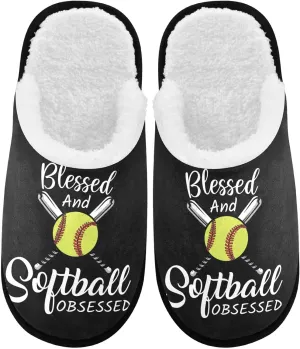 visesunny Slippers for Women Mens Winter Warm Memory Foam Cotton Home Slippers Soft Plush Fleece Slip on House Slippers for Girls Indoor Outdoor Shoes