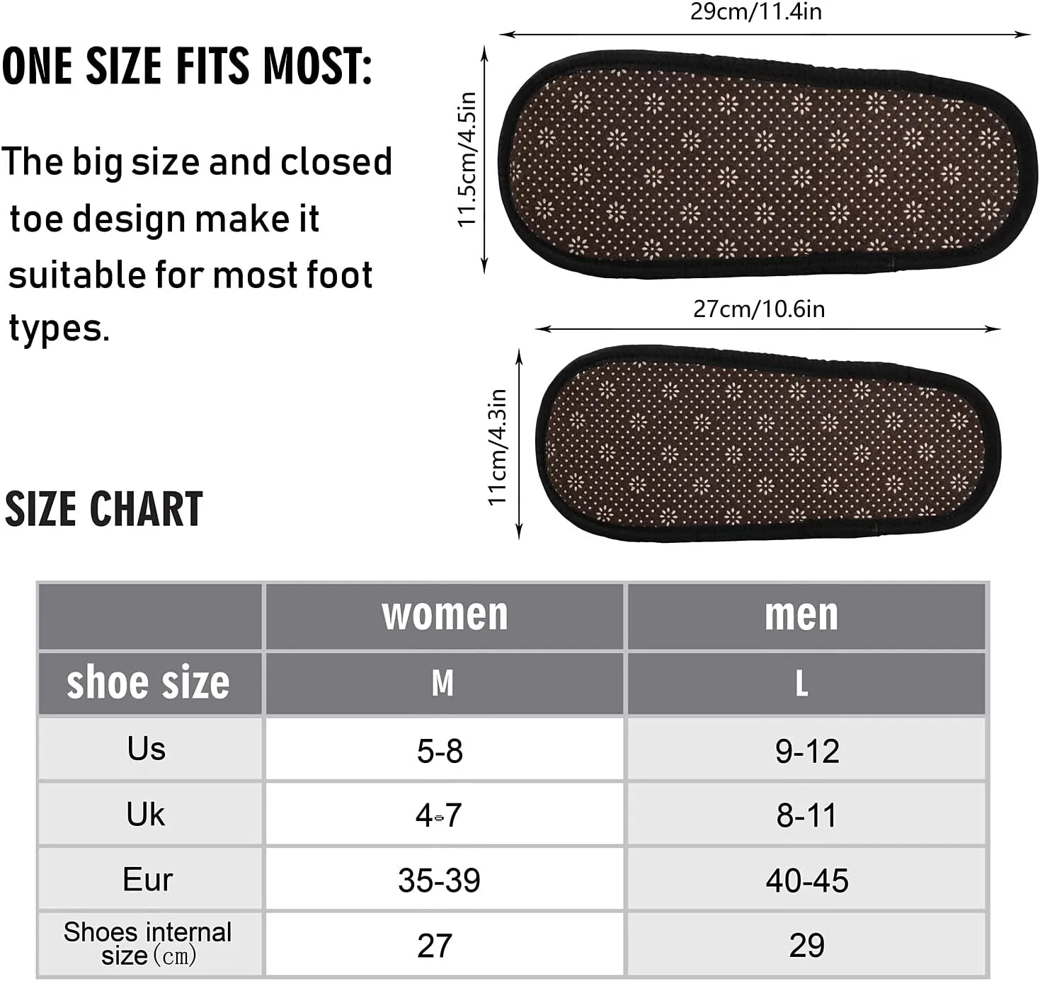 visesunny Slippers for Women Mens Winter Warm Memory Foam Cotton Home Slippers Soft Plush Fleece Slip on House Slippers for Girls Indoor Outdoor Shoes