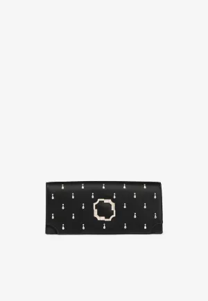 Vivien Satin Embellished Clutch Bag