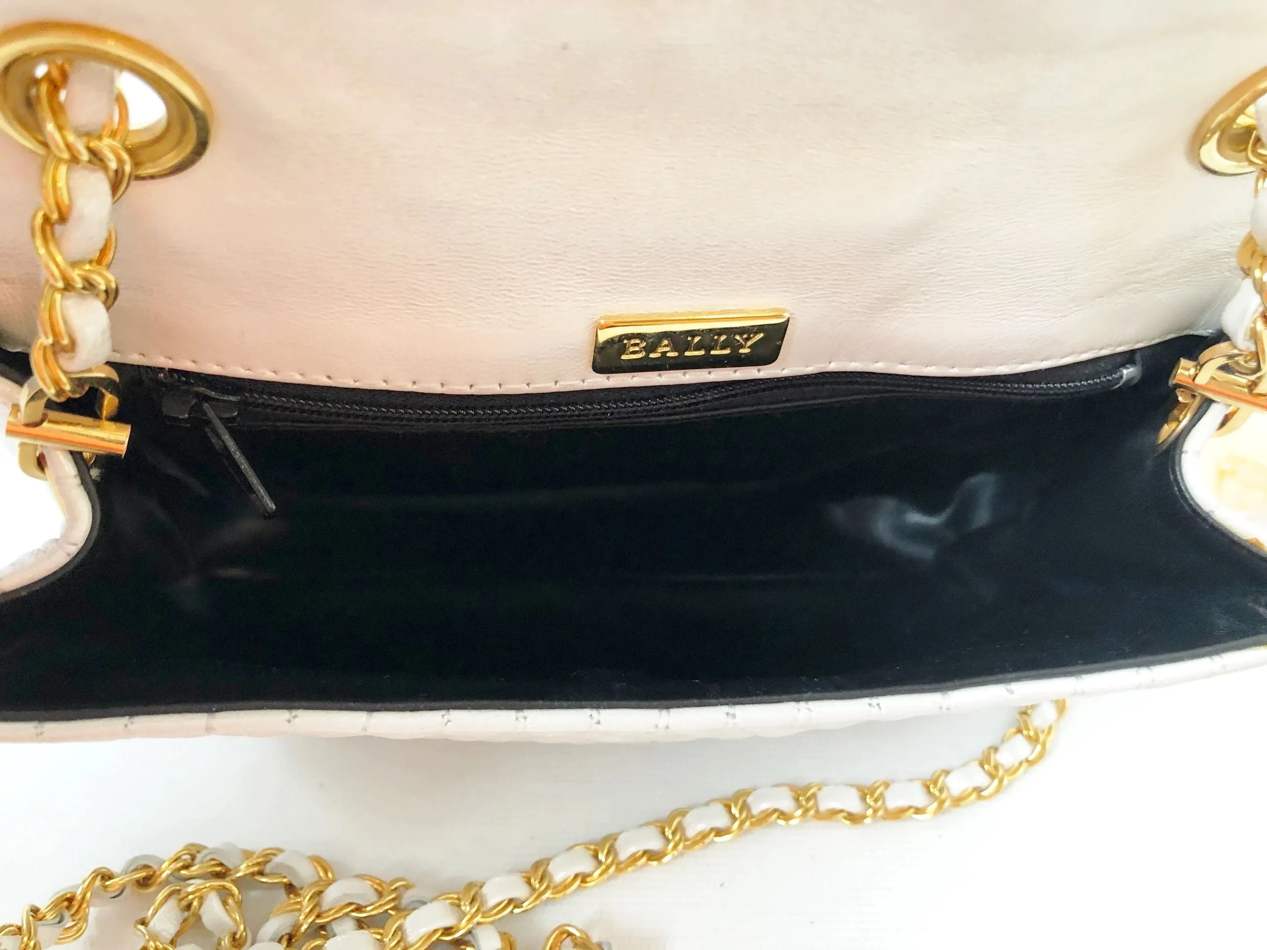 White Quilted Shoulder Bag