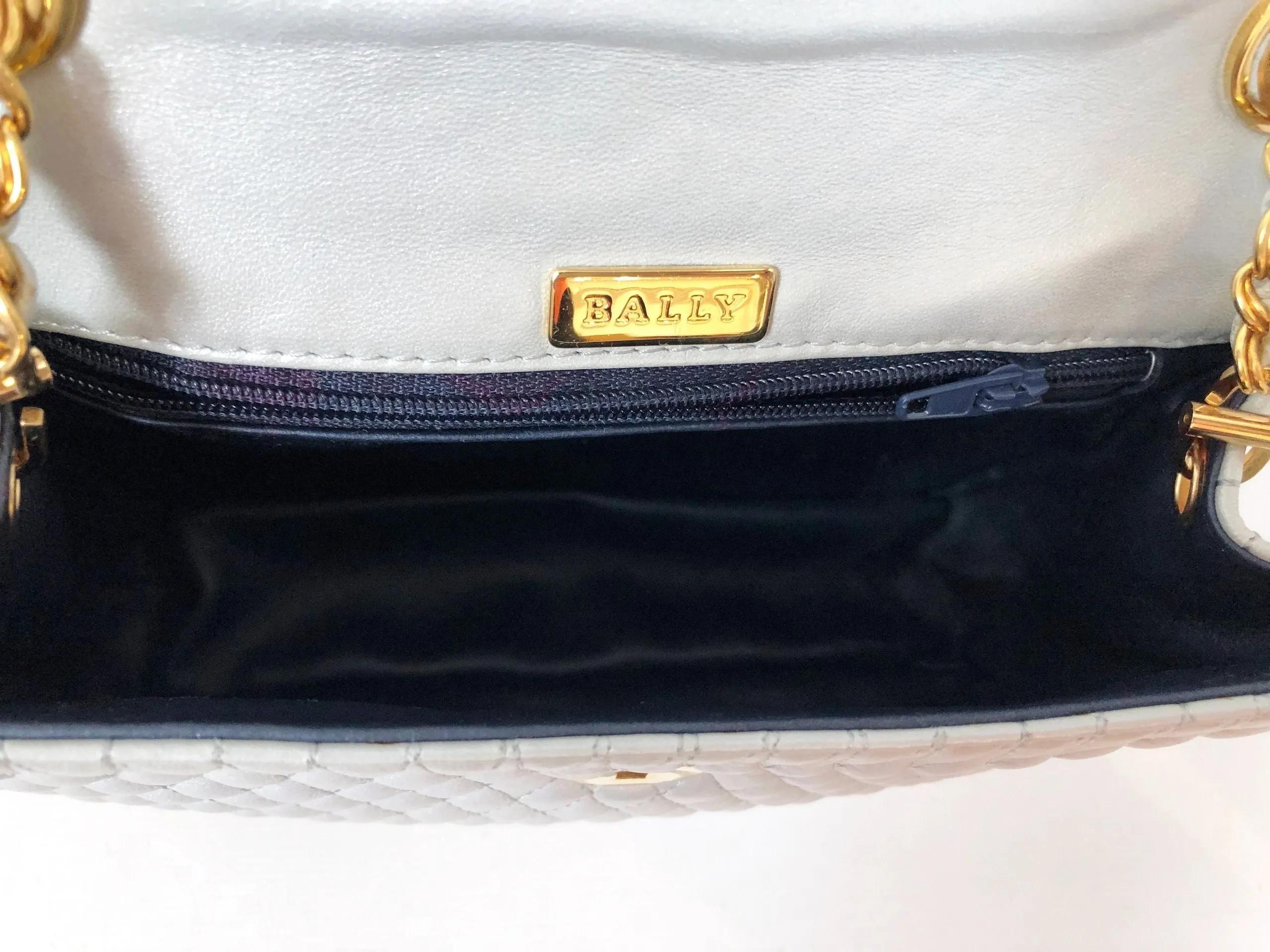 White Quilted Shoulder Bag